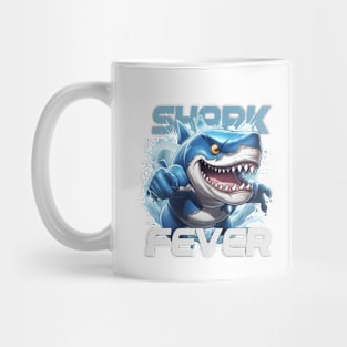 Shark Fever Splash Tee Mug